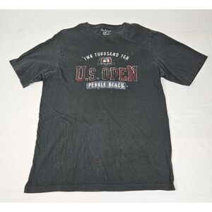 Gear For Sports‎ Pebble Beach T-Shirt Mens Large. 2010 Golf US Open Black Tee